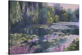 Monet's Garden II-Mary Jean Weber-Stretched Canvas