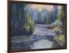 Monet's Garden III-Mary Jean Weber-Framed Art Print