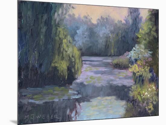 Monet's Garden III-Mary Jean Weber-Mounted Art Print