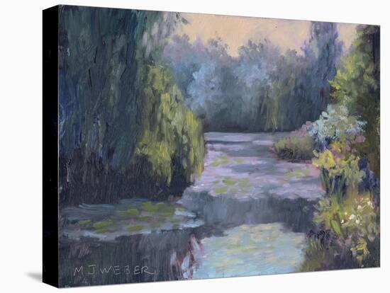 Monet's Garden III-Mary Jean Weber-Stretched Canvas