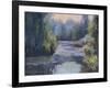 Monet's Garden III-Mary Jean Weber-Framed Art Print