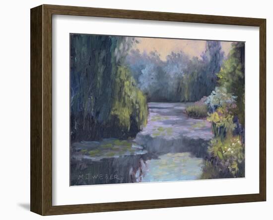 Monet's Garden III-Mary Jean Weber-Framed Art Print