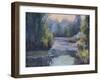 Monet's Garden III-Mary Jean Weber-Framed Art Print