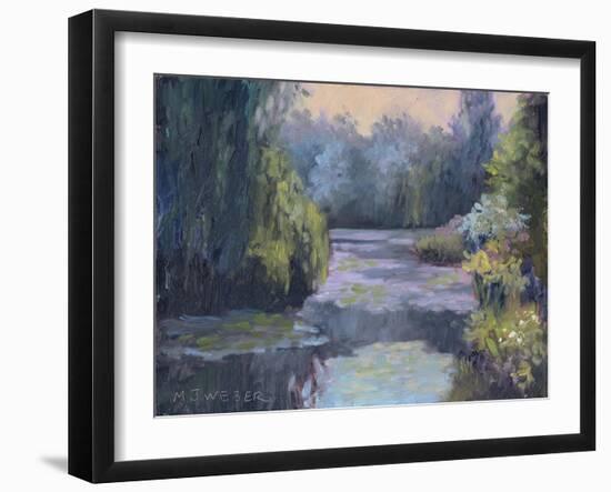 Monet's Garden III-Mary Jean Weber-Framed Art Print