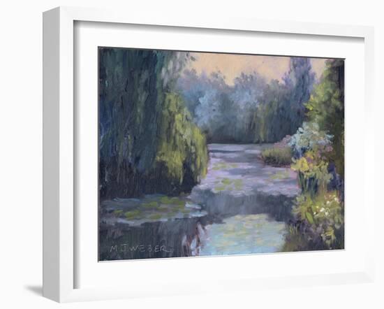 Monet's Garden III-Mary Jean Weber-Framed Art Print