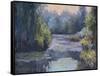Monet's Garden III-Mary Jean Weber-Framed Stretched Canvas