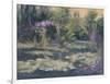 Monet's Garden IV-Mary Jean Weber-Framed Art Print