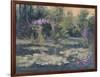 Monet's Garden IV-Mary Jean Weber-Framed Art Print