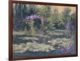 Monet's Garden IV-Mary Jean Weber-Framed Art Print