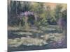 Monet's Garden IV-Mary Jean Weber-Mounted Art Print