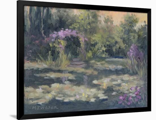 Monet's Garden IV-Mary Jean Weber-Framed Art Print