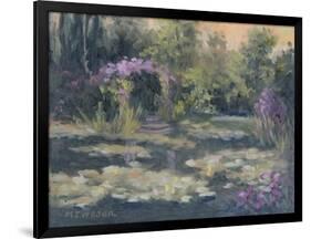 Monet's Garden IV-Mary Jean Weber-Framed Art Print