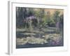 Monet's Garden IV-Mary Jean Weber-Framed Art Print