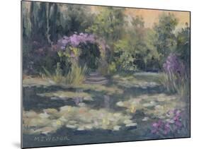 Monet's Garden IV-Mary Jean Weber-Mounted Art Print