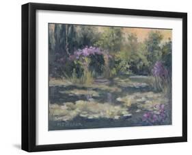 Monet's Garden IV-Mary Jean Weber-Framed Art Print