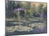 Monet's Garden IV-Mary Jean Weber-Mounted Art Print