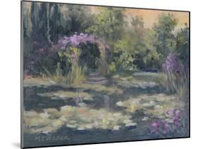 Monet's Garden IV-Mary Jean Weber-Mounted Art Print