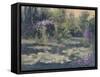 Monet's Garden IV-Mary Jean Weber-Framed Stretched Canvas