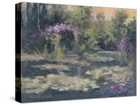 Monet's Garden IV-Mary Jean Weber-Stretched Canvas