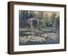 Monet's Garden IV-Mary Jean Weber-Framed Art Print