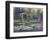 Monet's Garden IV-Mary Jean Weber-Framed Art Print