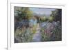 Monet's Garden V-Mary Jean Weber-Framed Art Print