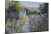 Monet's Garden V-Mary Jean Weber-Mounted Art Print