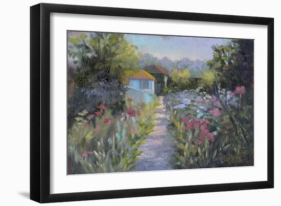 Monet's Garden V-Mary Jean Weber-Framed Art Print