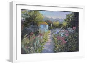 Monet's Garden V-Mary Jean Weber-Framed Art Print