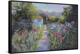 Monet's Garden V-Mary Jean Weber-Framed Stretched Canvas