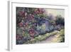 Monet's Garden VI-Mary Jean Weber-Framed Art Print