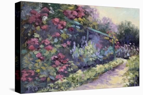 Monet's Garden VI-Mary Jean Weber-Stretched Canvas