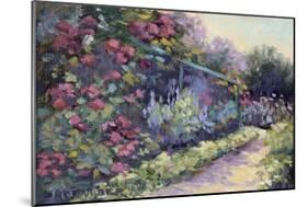 Monet's Garden VI-Mary Jean Weber-Mounted Art Print