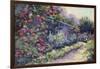 Monet's Garden VI-Mary Jean Weber-Framed Art Print