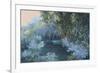 Monet's Garden VII-Mary Jean Weber-Framed Premium Giclee Print