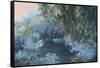 Monet's Garden VII-Mary Jean Weber-Framed Stretched Canvas