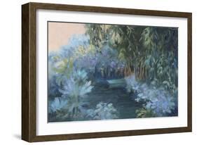 Monet's Garden VII-Mary Jean Weber-Framed Art Print