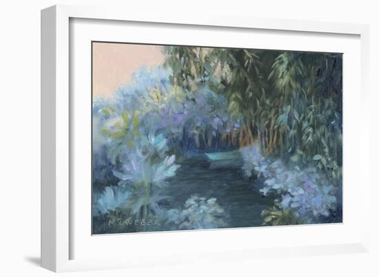 Monet's Garden VII-Mary Jean Weber-Framed Art Print