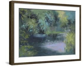 Monet's Garden VIII-Mary Jean Weber-Framed Art Print