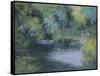 Monet's Garden VIII-Mary Jean Weber-Framed Stretched Canvas