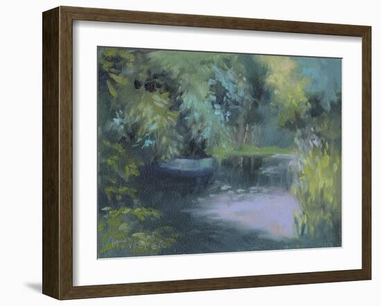 Monet's Garden VIII-Mary Jean Weber-Framed Art Print