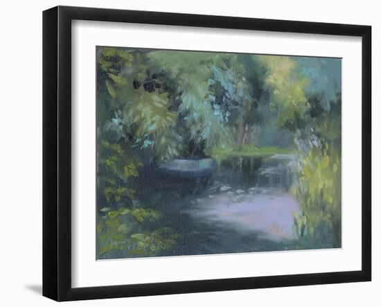 Monet's Garden VIII-Mary Jean Weber-Framed Art Print