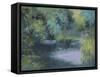 Monet's Garden VIII-Mary Jean Weber-Framed Stretched Canvas