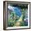 Monet's Garden-Malva-Framed Giclee Print