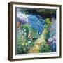 Monet's Garden-Malva-Framed Giclee Print