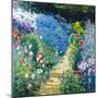 Monet's Garden-Malva-Mounted Giclee Print
