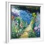 Monet's Garden-Malva-Framed Giclee Print