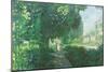 Monet's Garden-William Ireland-Mounted Giclee Print