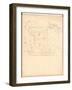 Monet's Home at Giverny (Pencil on Paper)-Claude Monet-Framed Giclee Print