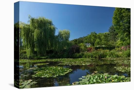 Monet's House Behind the Waterlily Pond, Giverny, Normandy, France, Europe-James Strachan-Stretched Canvas